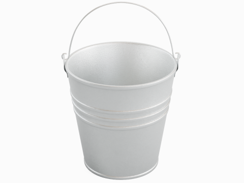 Iron Raw Steel Bucket 3D 모델