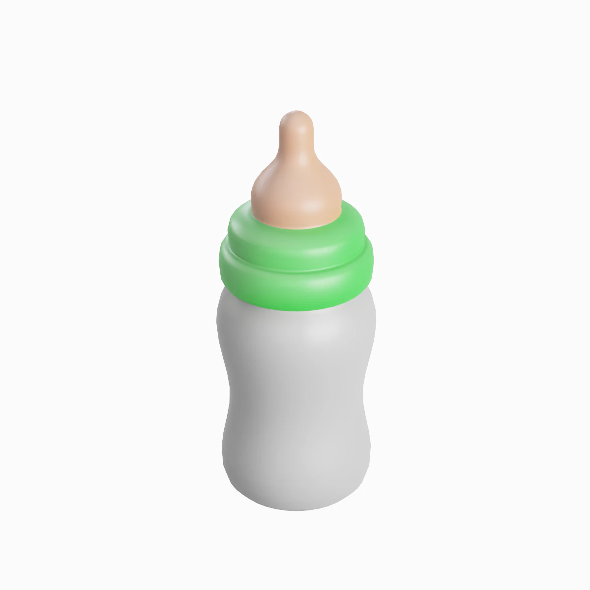 Cartoon Baby Milk Bottle 02 3D Model .c4d .max .obj .3ds .fbx .stl .blend 