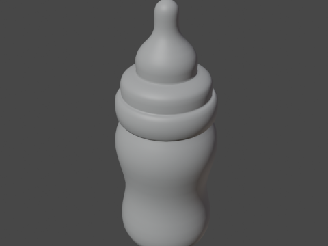 Cartoon Baby Milk Bottle 03 3D 모델