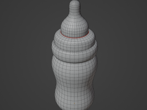 Cartoon Baby Milk Bottle 03 3D 모델