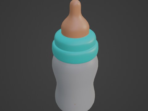 Cartoon Baby Milk Bottle 04 3D 모델