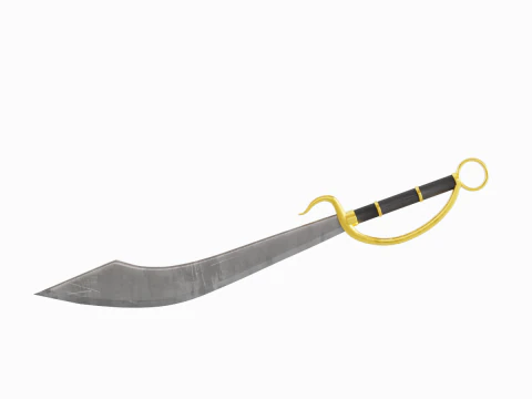 Fantasy Sword 01 3D Model
