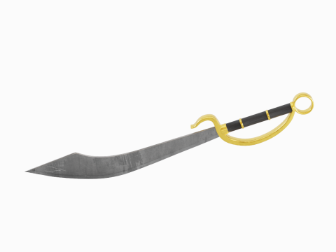 Fantasy Sword 01 3D Модель