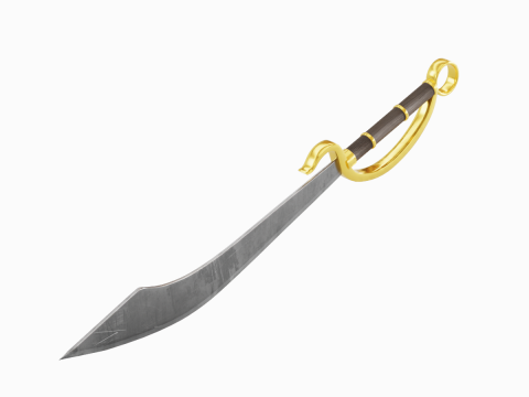 Fantasy Sword 02 3Dモデル