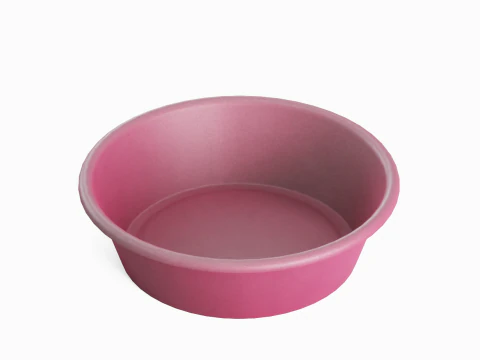 Simple Plastic Wash Basin B 05 3D Model