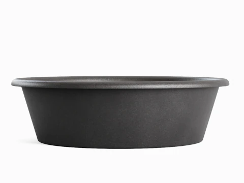 Simple Plastic Wash Basin B 06 3D Model