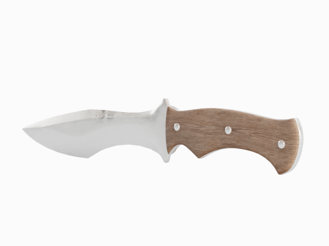 Kitchen Knife 01 3D Model