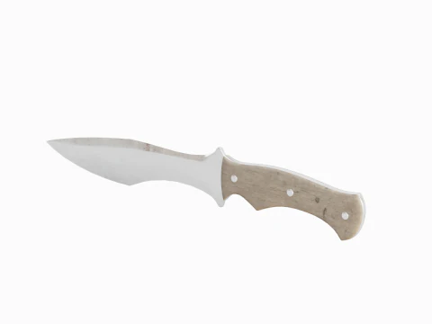 Kitchen Knife 02 3D Model