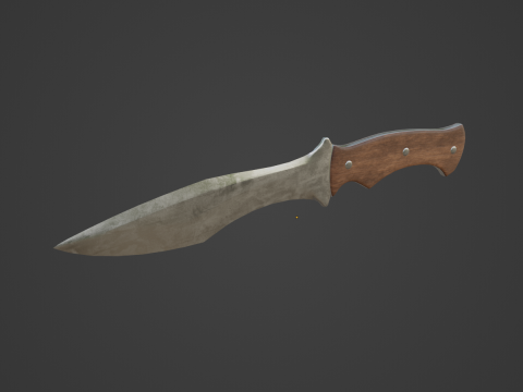 Kitchen Knife 03 3D Model