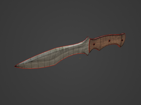 Kitchen Knife 03 3D Model