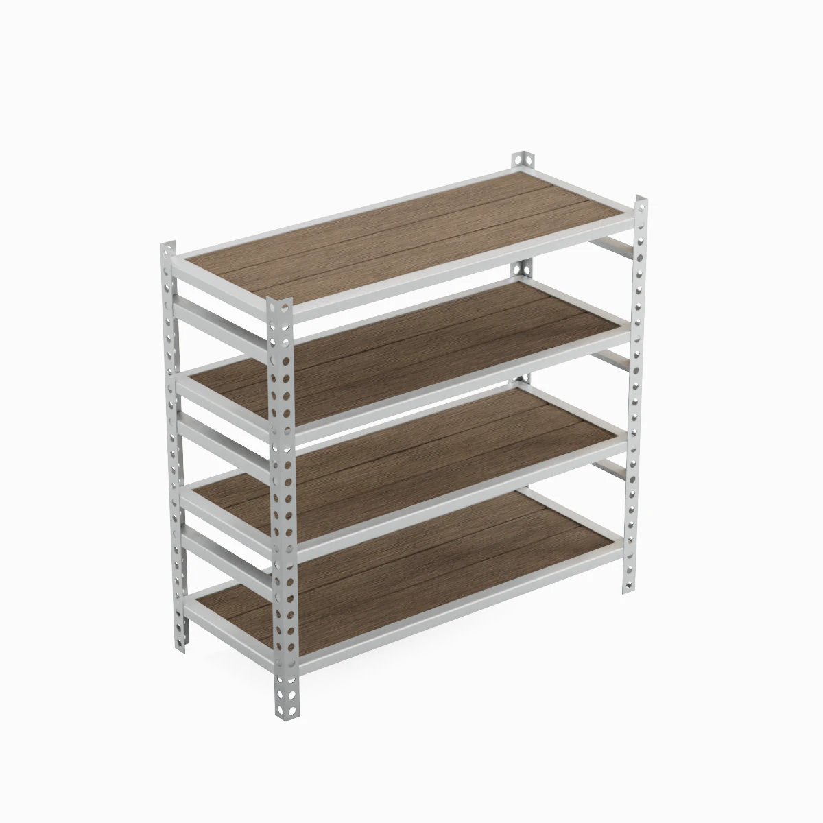 Metal Shelf 02 3D Model .c4d .max .obj .3ds .fbx .stl .blend