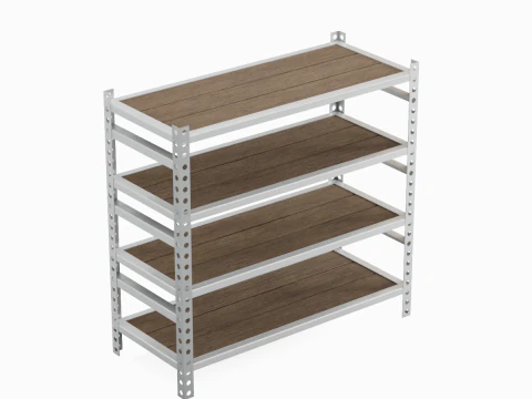 금속 선반 02 3D 모델