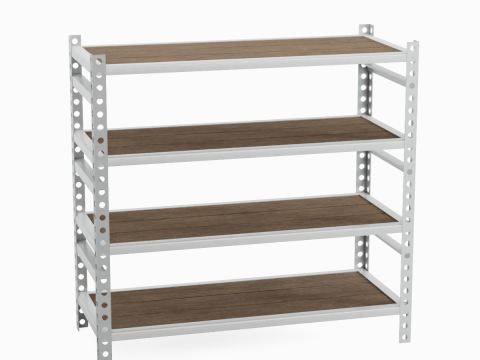 Metal Shelf 02 3D मॉडल