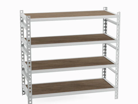 Metal Shelf 02 3D Model