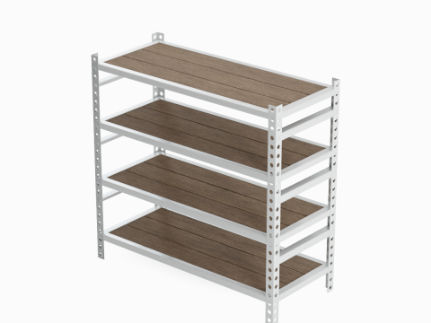Metal Shelf 02 3D मॉडल