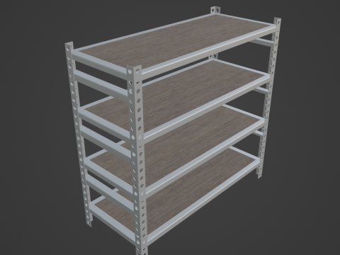 Metal Shelf 02 3D मॉडल