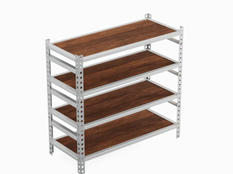 メタルシェルフ03 3Dモデル