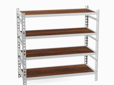 Metal Shelf 03 3D-Modell