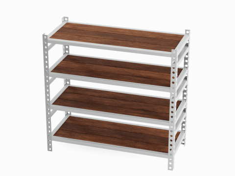 Metal Shelf 03 3D-Modell