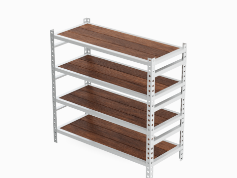 Metal Shelf 03 3D-Modell
