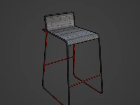 Modern Chair 01 3D Model