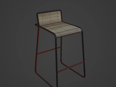 Modern Chair 02 3D Model