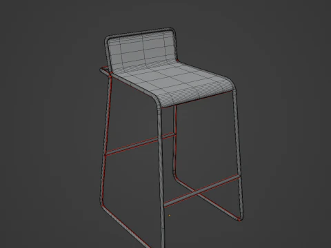 Modern Chair 02 3D Model