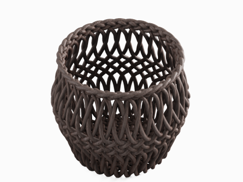 Wicker Basket 01 3D Model
