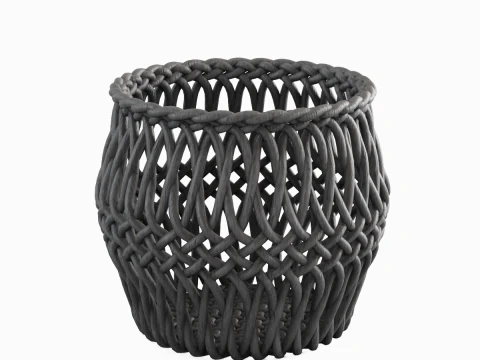 Weidenkorb 03 3D Modell