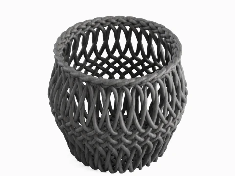 Weidenkorb 03 3D Modell