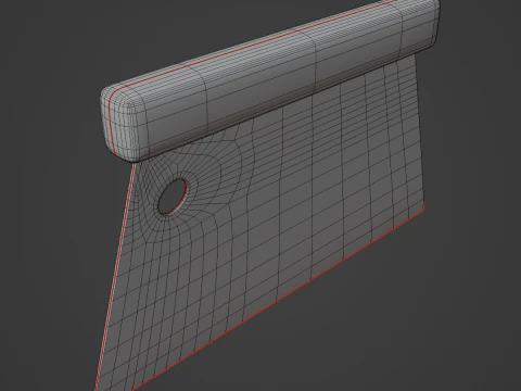 表面スパチュラ 3Dモデル