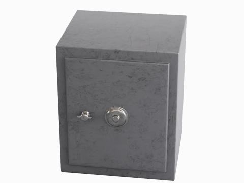 Steel Safe 01 Modelo 3D
