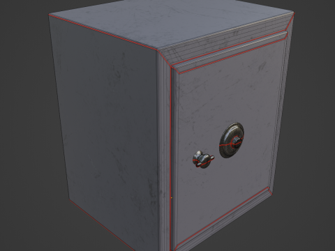 Steel Safe 01 Modelo 3D