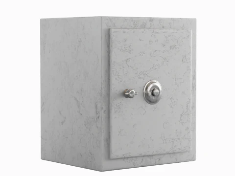 Coffre-fort en acier 03 Modèle 3D