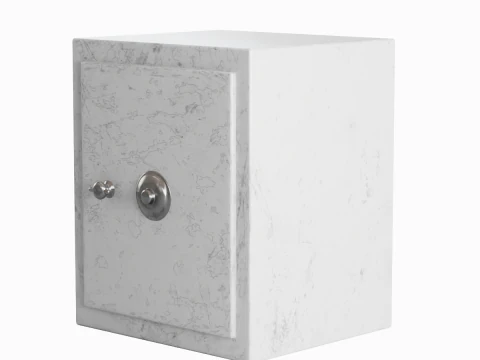 Coffre-fort en acier 03 Modèle 3D