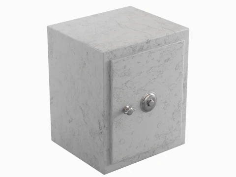 Coffre-fort en acier 03 Modèle 3D