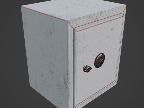 Steel Safe 03 Modelo 3D