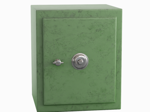 Steel Safe 04 3D Model