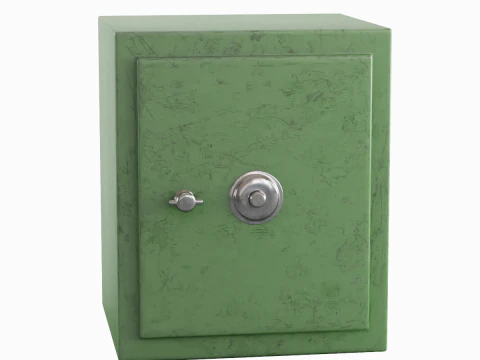 Steel Safe 04 3D Model