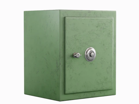 Steel Safe 04 3D Model