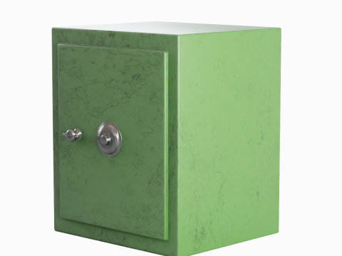 Steel Safe 04 3D Model