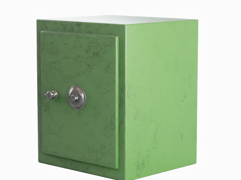 Steel Safe 04 3D Model
