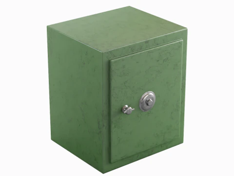 Steel Safe 04 3D Model