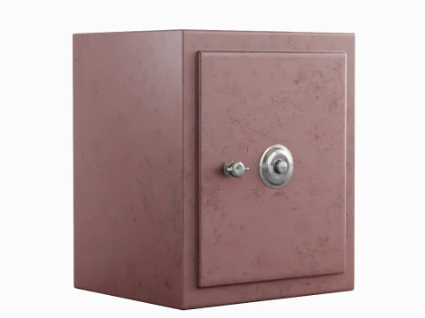 Steel Safe 05 3D Model