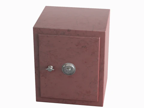 Steel Safe 05 3D Model