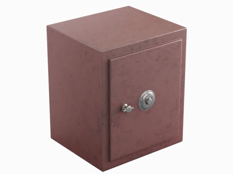 Steel Safe 05 3D Model