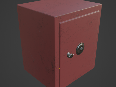 Steel Safe 05 3Dモデル