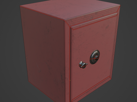 Steel Safe 05 3Dモデル