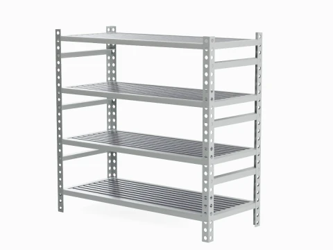 Metal Shelf B 01 3D Model