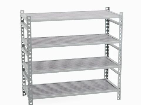 Metal Shelf B 02 3D Model